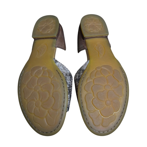 Born Snakeskin & Leather D’Orsay Flats – Women’s Size 7 - Picture 7 of 7